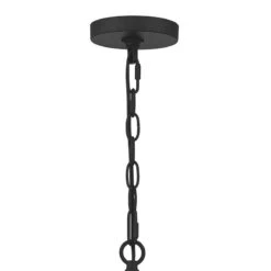 Quoizel Abner 14" Wide Matte Black 3-Light Pendant 10 Quoizel Abner 14" Wide Matte Black 3-Light Pendant -Golden Lighting Shop quoizel abner 14 inch wide matte black 3 light pendant 99k80views2
