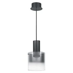 Quoizel Kilmer 8.25" Wide LED Black Modern Mini Pendant -Golden Lighting Shop quoizel kilmer 8 25 inch wide led black modern mini pendant 520a2views1