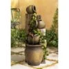 John Timberland Cascading 33" High Three Jugs Rustic Fountain -Golden Lighting Shop r6373 outdoor indoor living