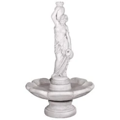 Rebecca At The Well 76" High Cast Stone Fountain 5 Rebecca At The Well 76" High Cast Stone Fountain -Golden Lighting Shop rebecca at the well 76 inch high cast stone fountain 02503