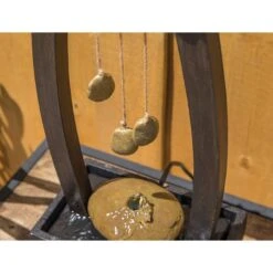 Reflection 21 1/2" High Wood Grain Indoor Table Fountain -Golden Lighting Shop reflection 21 and one half inch high wood grain indoor table fountain 66h75views3