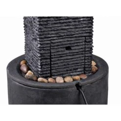 Ridgeland Black Slate Outdoor Fountain -Golden Lighting Shop ridgeland black slate outdoor fountain 66j02views3
