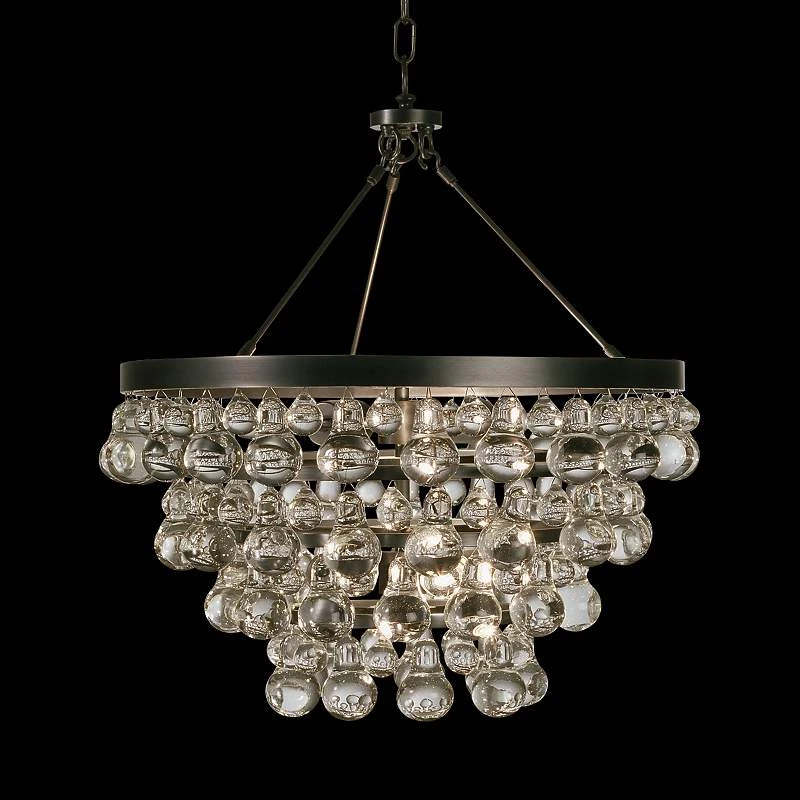Robert Abbey Bling 20 1/2"W 4-Light Bronze Chandelier 3 Robert Abbey Bling 20 1/2"W 4-Light Bronze Chandelier