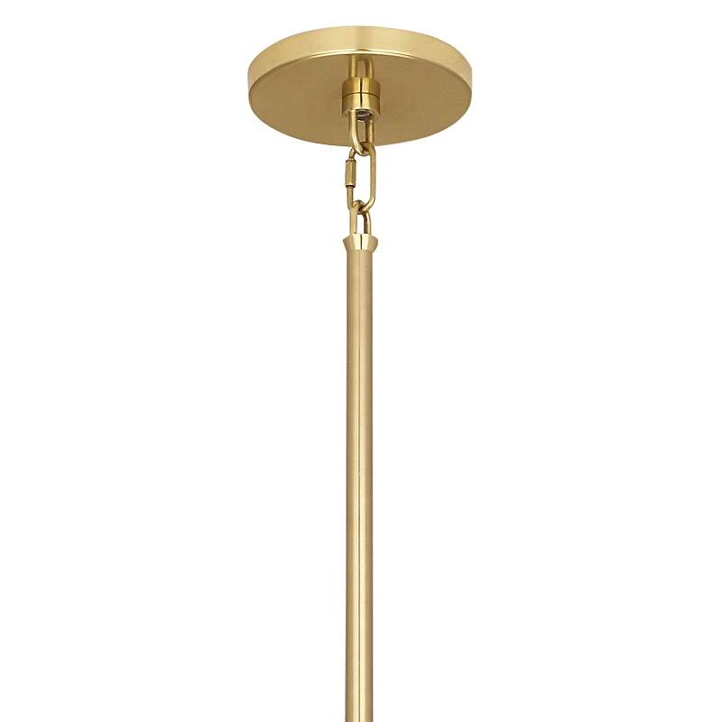 Robert Abbey Decker 18 1/4"H Modern Brass And Smoke Gray Pendant Light 5 Robert Abbey Decker 18 1/4"H Modern Brass And Smoke Gray Pendant Light - Image 3