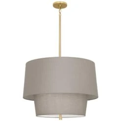 Robert Abbey Decker 18 1/4"H Modern Brass And Smoke Gray Pendant Light 9 Robert Abbey Decker 18 1/4"H Modern Brass And Smoke Gray Pendant Light -Golden Lighting Shop robert abbey decker 18 and one quarter inchh modern brass and smoke gray pendant light 412n1views3