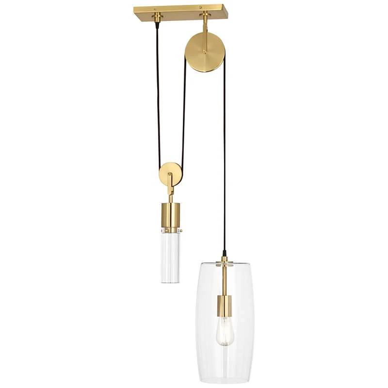 Robert Abbey Gravity 14 1/4" Wide Modern Brass Pendant Light 3 Robert Abbey Gravity 14 1/4" Wide Modern Brass Pendant Light