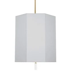 Robert Abbey Kate 22"W Modern Brass And Pearl Gray Pendant Light