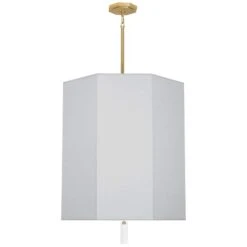 Robert Abbey Kate 22"W Modern Brass And Pearl Gray Pendant Light -Golden Lighting Shop robert abbey kate 22 inchw modern brass and pearl gray pendant light 408n1views3
