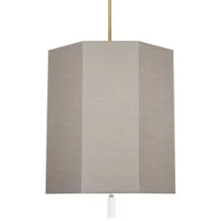 Robert Abbey Kate 22"W Modern Brass And Smoke Gray Pendant Light