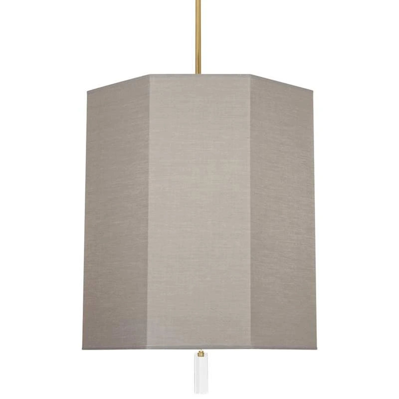 Robert Abbey Kate 22"W Modern Brass And Smoke Gray Pendant Light 3 Robert Abbey Kate 22"W Modern Brass And Smoke Gray Pendant Light