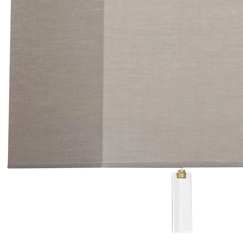 Robert Abbey Kate 22"W Modern Brass And Smoke Gray Pendant Light 4 Robert Abbey Kate 22"W Modern Brass And Smoke Gray Pendant Light - Image 2