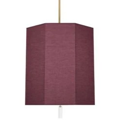 Robert Abbey Kate 22"W Modern Brass And Vintage Wine Pendant Light