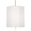 Robert Abbey Kate 22"W Modern Brass And White Pendant Light