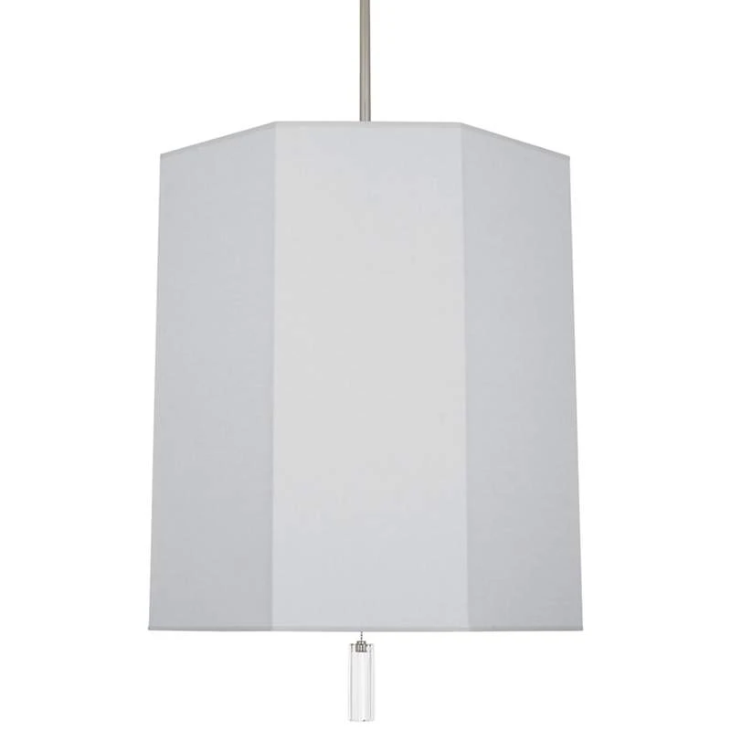 Robert Abbey Kate 22"W Polished Nickel And Pearl Gray Pendant Light 3 Robert Abbey Kate 22"W Polished Nickel And Pearl Gray Pendant Light