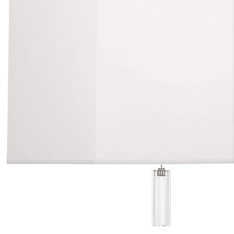 Robert Abbey Kate 22"W Polished Nickel And White Pendant Light 4 Robert Abbey Kate 22"W Polished Nickel And White Pendant Light - Image 2