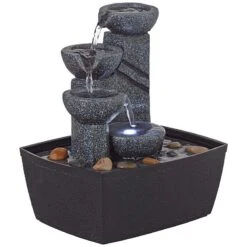 Rowell 7 1/2" High Tabletop Fountain With Light 13 Rowell 7 1/2" High Tabletop Fountain With Light -Golden Lighting Shop rowell 7 and one half inch high tabletop fountain with light 4r502views2
