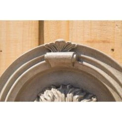 Royal 35" High Sandstone LED Outdoor Wall Fountain -Golden Lighting Shop royal 35 inch high sandstone led outdoor wall fountain 66k31views4