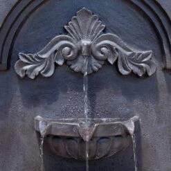 San Pablo 35" High Plum Bronze Outdoor LED Wall Fountain -Golden Lighting Shop san pablo 35 inch high plum bronze outdoor led wall fountain 66h96views2