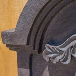 San Pablo 35" High Plum Bronze Outdoor LED Wall Fountain -Golden Lighting Shop san pablo 35 inch high plum bronze outdoor led wall fountain 66h96views3