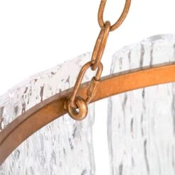 Sarla 17 1/2" Wide Gold Crystal 4-Light Chandelier -Golden Lighting Shop sarla 17 and one half inch wide gold crystal 4 light chandelier 588d3views1