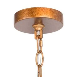 Sarla 17 1/2" Wide Gold Crystal 4-Light Chandelier -Golden Lighting Shop sarla 17 and one half inch wide gold crystal 4 light chandelier 588d3views2