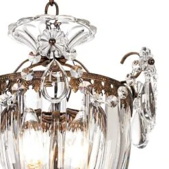 Schonbek Bagatelle Collection 10 1/2"W Crystal 3-Light Mini Pendant -Golden Lighting Shop schonbek bagatelle collection 10 and one half inchw crystal 3 light mini pendant 68135views1