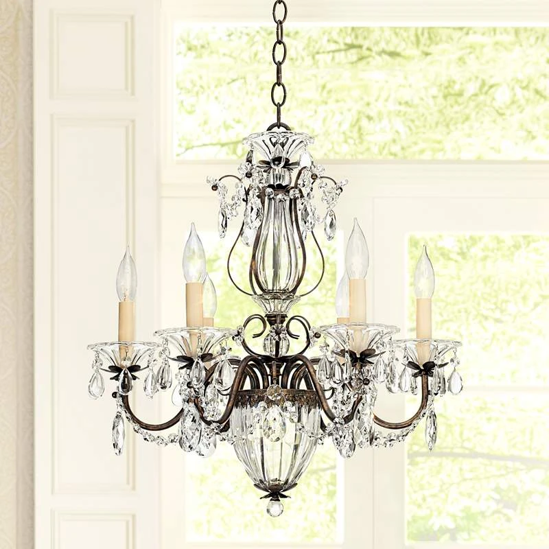 Schonbek Bagatelle Collection 21" Wide Crystal Chandelier 4 Schonbek Bagatelle Collection 21" Wide Crystal Chandelier - Image 2