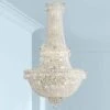 Schonbek Camelot Optic Crystal 41-Light Chandelier In Aurelia Finish -Golden Lighting Shop schonbek camelot optic crystal 41 light chandelier in aurelia finish 66407cropped