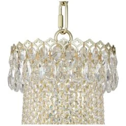 Schonbek Camelot Optic Crystal 41-Light Chandelier In Aurelia Finish -Golden Lighting Shop schonbek camelot optic crystal 41 light chandelier in aurelia finish 66407views2