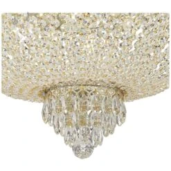 Schonbek Camelot Optic Crystal 41-Light Chandelier In Aurelia Finish -Golden Lighting Shop schonbek camelot optic crystal 41 light chandelier in aurelia finish 66407views4