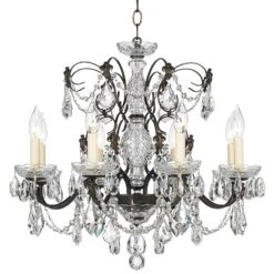 Schonbek Century Bronze 24" Wide Crystal Chandelier -Golden Lighting Shop schonbek century bronze 24 inch wide crystal chandelier 98442