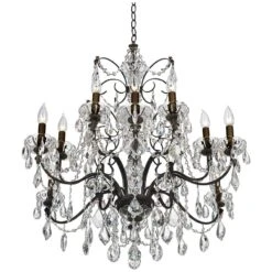 Schonbek Century Collection 30" Wide Crystal 12-Light Chandelier 9 Schonbek Century Collection 30" Wide Crystal 12-Light Chandelier -Golden Lighting Shop schonbek century collection 30 inch wide crystal 12 light chandelier 98497views2