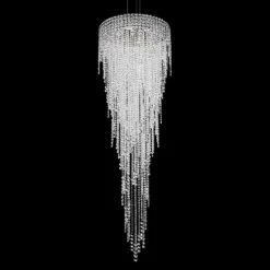 Schonbek Chantant 24" Wide Large Crystal Pendant Light