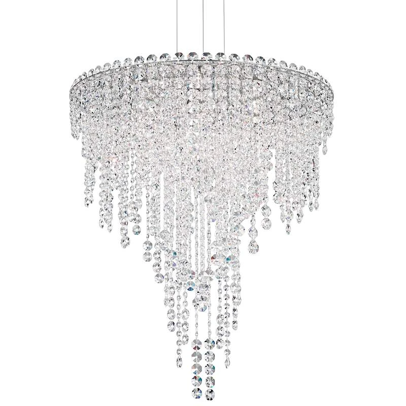 Schonbek Chantant 24" Wide Small Crystal Pendant Light 4 Schonbek Chantant 24" Wide Small Crystal Pendant Light - Image 2