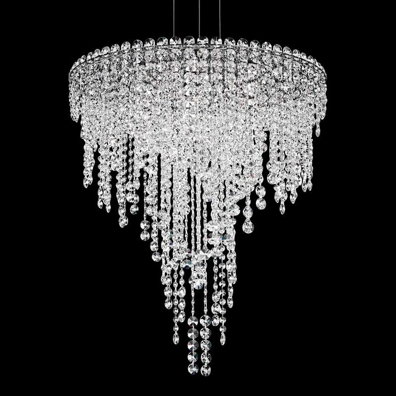 Schonbek Chantant 24" Wide Small Crystal Pendant Light 3 Schonbek Chantant 24" Wide Small Crystal Pendant Light