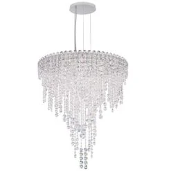 Schonbek Chantant 24" Wide Small Crystal Pendant Light 7 Schonbek Chantant 24" Wide Small Crystal Pendant Light -Golden Lighting Shop schonbek chantant 24 inch wide small crystal pendant light 5w320views1