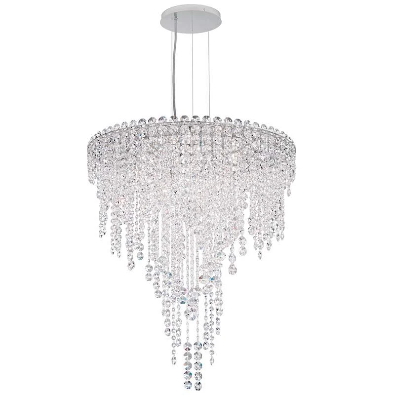 Schonbek Chantant 24" Wide Small Crystal Pendant Light 5 Schonbek Chantant 24" Wide Small Crystal Pendant Light - Image 3