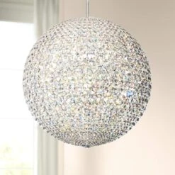 Schonbek Da Vinci Collection 24" Wide Crystal Pendant Light