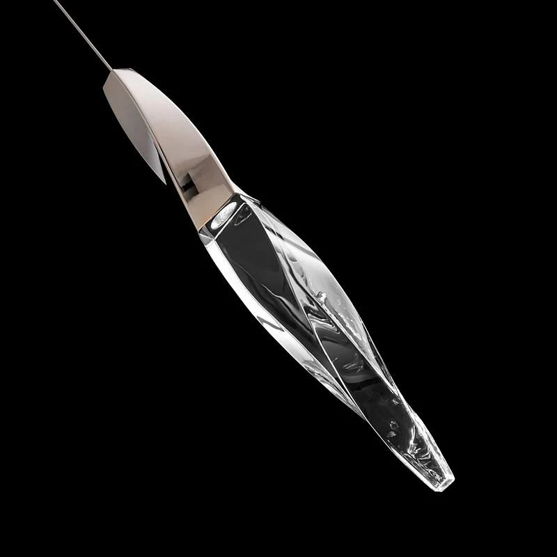 Schonbek Kindjal 18" High Modern LED Crystal Mini Pendant 4 Schonbek Kindjal 18" High Modern LED Crystal Mini Pendant - Image 2