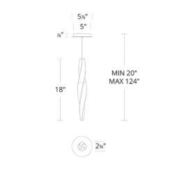 Schonbek Kindjal 18" High Modern LED Crystal Mini Pendant 7 Schonbek Kindjal 18" High Modern LED Crystal Mini Pendant -Golden Lighting Shop schonbek kindjal 18 inch high modern led crystal mini pendant 251m3views2