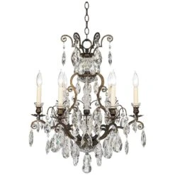 Schonbek Renaissance Collection 23 1/2" Crystal Chandelier 10 Schonbek Renaissance Collection 23 1/2" Crystal Chandelier -Golden Lighting Shop schonbek renaissance collection 23 and one half inch crystal chandelier n3163