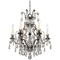 Schonbek Renaissance Collection 23 1/2" Crystal Chandelier 11 Schonbek Renaissance Collection 23 1/2" Crystal Chandelier -Golden Lighting Shop schonbek renaissance collection 23 and one half inch crystal chandelier n3163views1