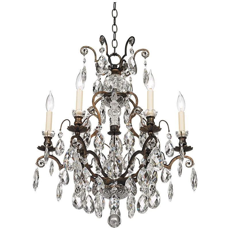 Schonbek Renaissance Collection 23 1/2" Crystal Chandelier 6 Schonbek Renaissance Collection 23 1/2" Crystal Chandelier - Image 4