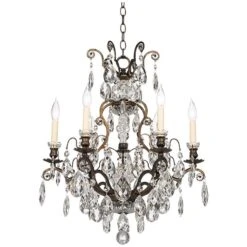 Schonbek Renaissance Collection 23 1/2" Crystal Chandelier 12 Schonbek Renaissance Collection 23 1/2" Crystal Chandelier -Golden Lighting Shop schonbek renaissance collection 23 and one half inch crystal chandelier n3163views2
