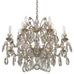 Schonbek Renaissance Collection 33" Traditional Crystal Chandelier -Golden Lighting Shop schonbek renaissance collection 33 inch traditional crystal chandelier n3300views2