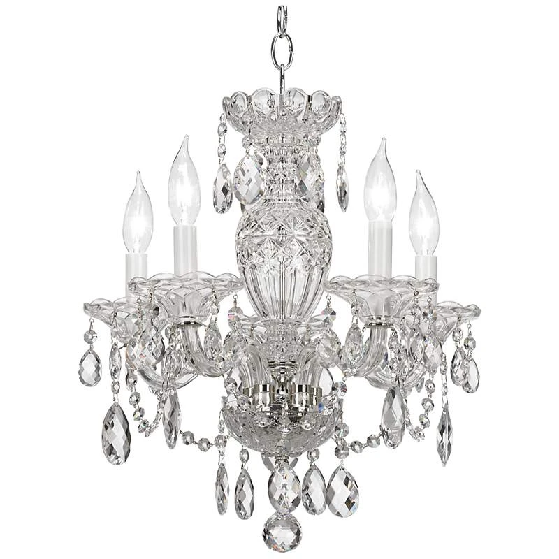 Schonbek Sterling 16" Wide Heritage Crystal Chandelier 4 Schonbek Sterling 16" Wide Heritage Crystal Chandelier - Image 2