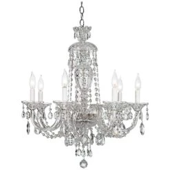 Schonbek Sterling 25" Wide Heritage Crystal Chandelier -Golden Lighting Shop schonbek sterling 25 inch wide heritage crystal chandelier 85563
