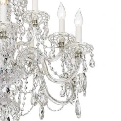 Schonbek Sterling 29" Wide Heritage Crystal 12-Light Chandelier -Golden Lighting Shop schonbek sterling 29 inch wide heritage crystal 12 light chandelier 75124views1