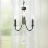 Schonbek Verdana 12" Wide Black 3-Light Mini Pendant Chandelier Light 1 Schonbek Verdana 12" Wide Black 3-Light Mini Pendant Chandelier Light -Golden Lighting Shop schonbek verdana 12 inch wide black 3 light mini pendant chandelier light 98k23cropped