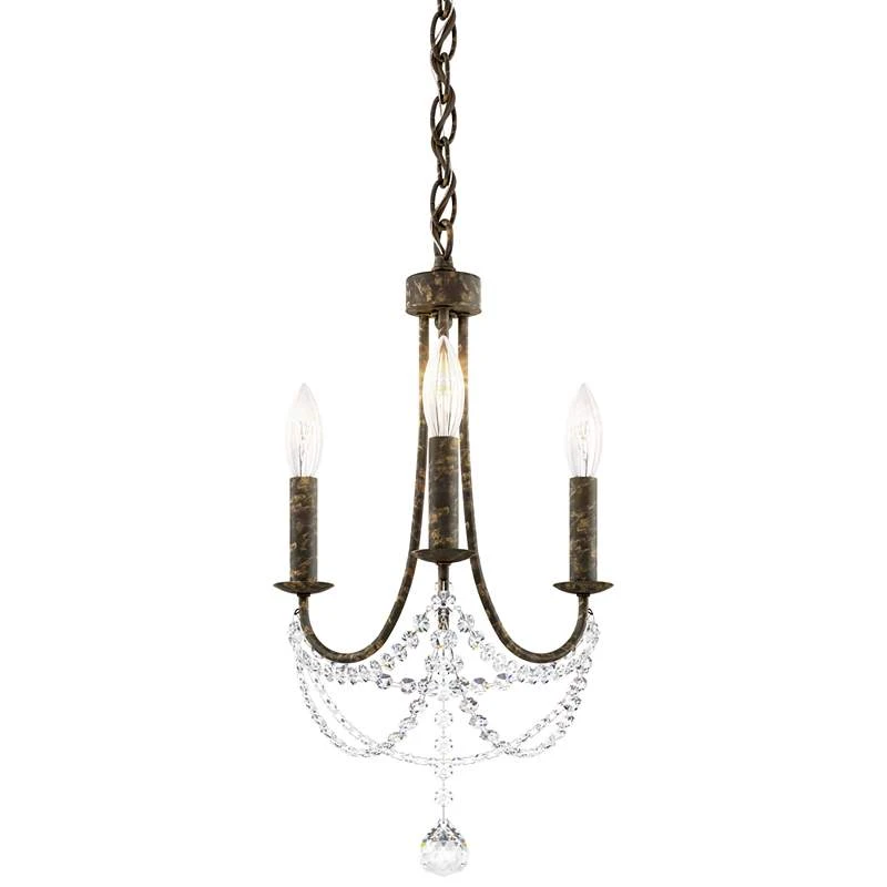 Schonbek Verdana 12" Wide Bronze 3-Light Mini Pendant Light 4 Schonbek Verdana 12" Wide Bronze 3-Light Mini Pendant Light - Image 2